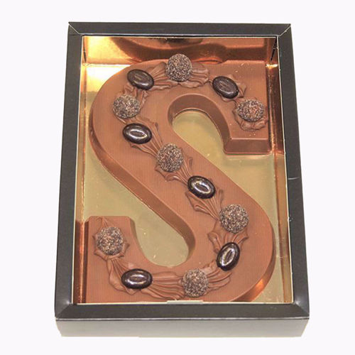 Afbeelding van Chocoladeletter GK7 Praliné S