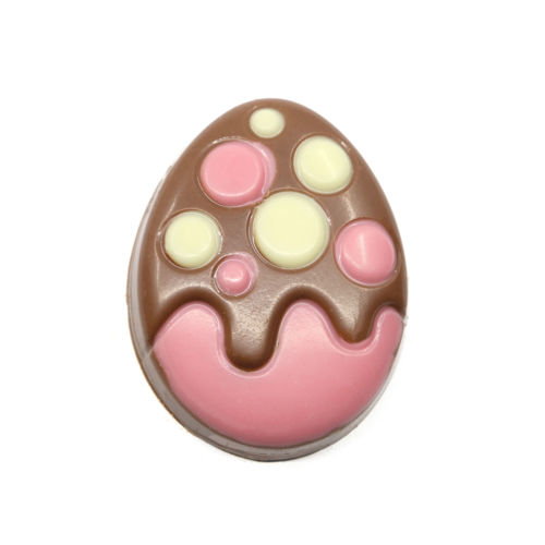 Afbeelding van Ei met stippen roze