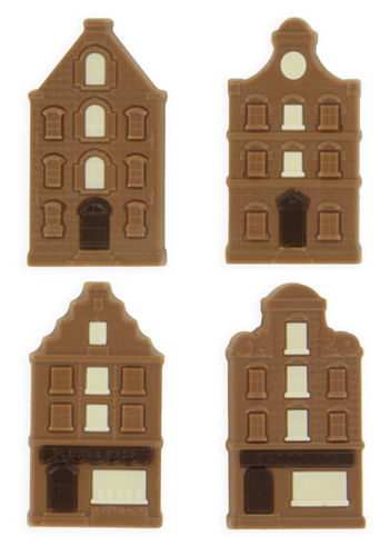 Afbeelding van Grachtenpand choc.